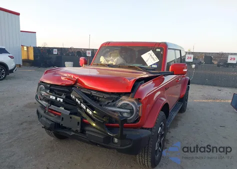 2024 Ford Bronco Outer Banks z USA, uszkodzony, nr VIN 1FMDE8BH9RLB43993